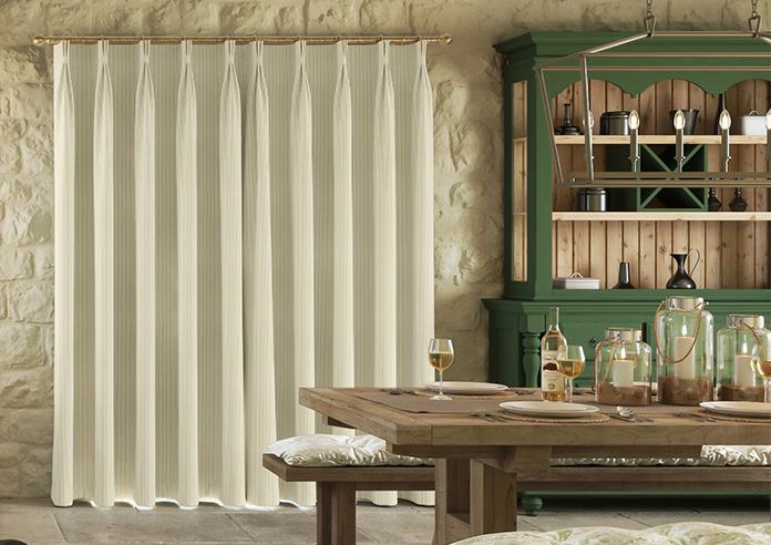 Nautical Stripes, Sand Dollar - Made to Measure Curtains - Image 7